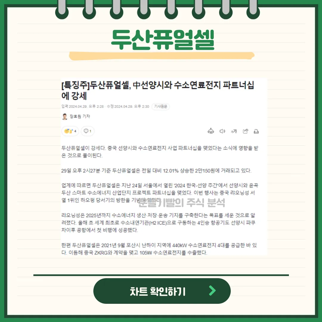 두산퓨얼셀 뉴스