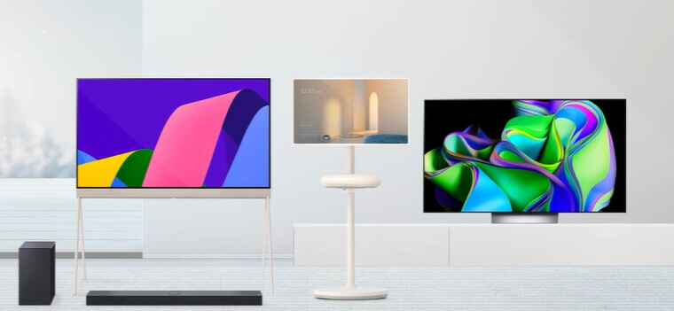 TV할인행사 제품들 사진