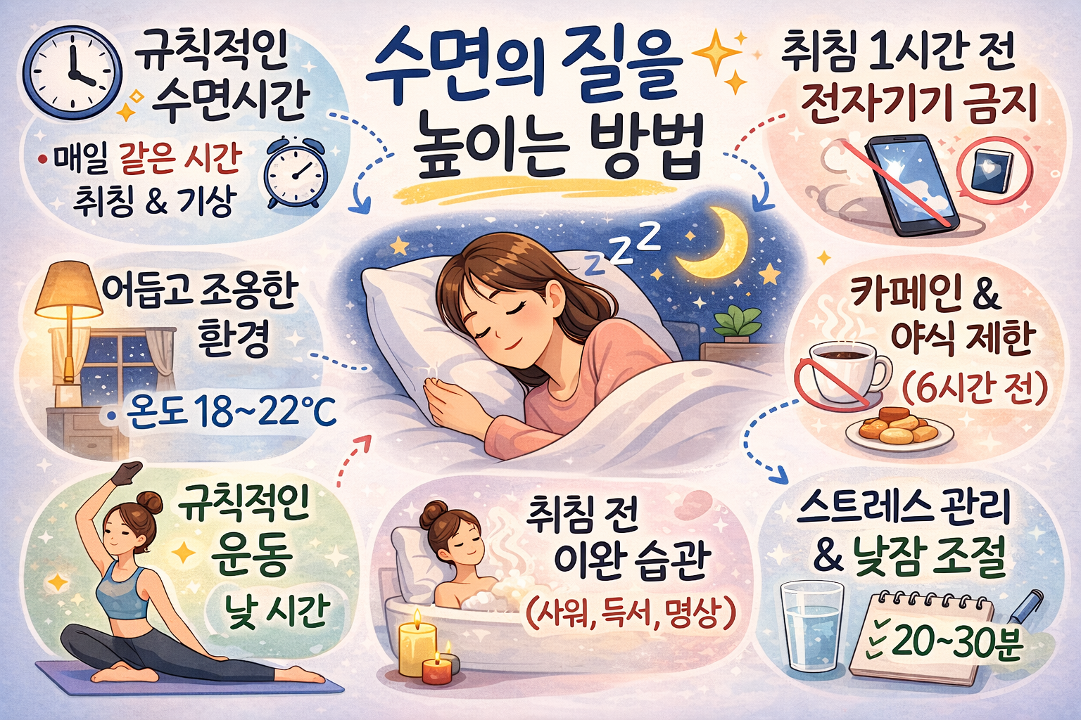 수면의 질을 높이는 방법