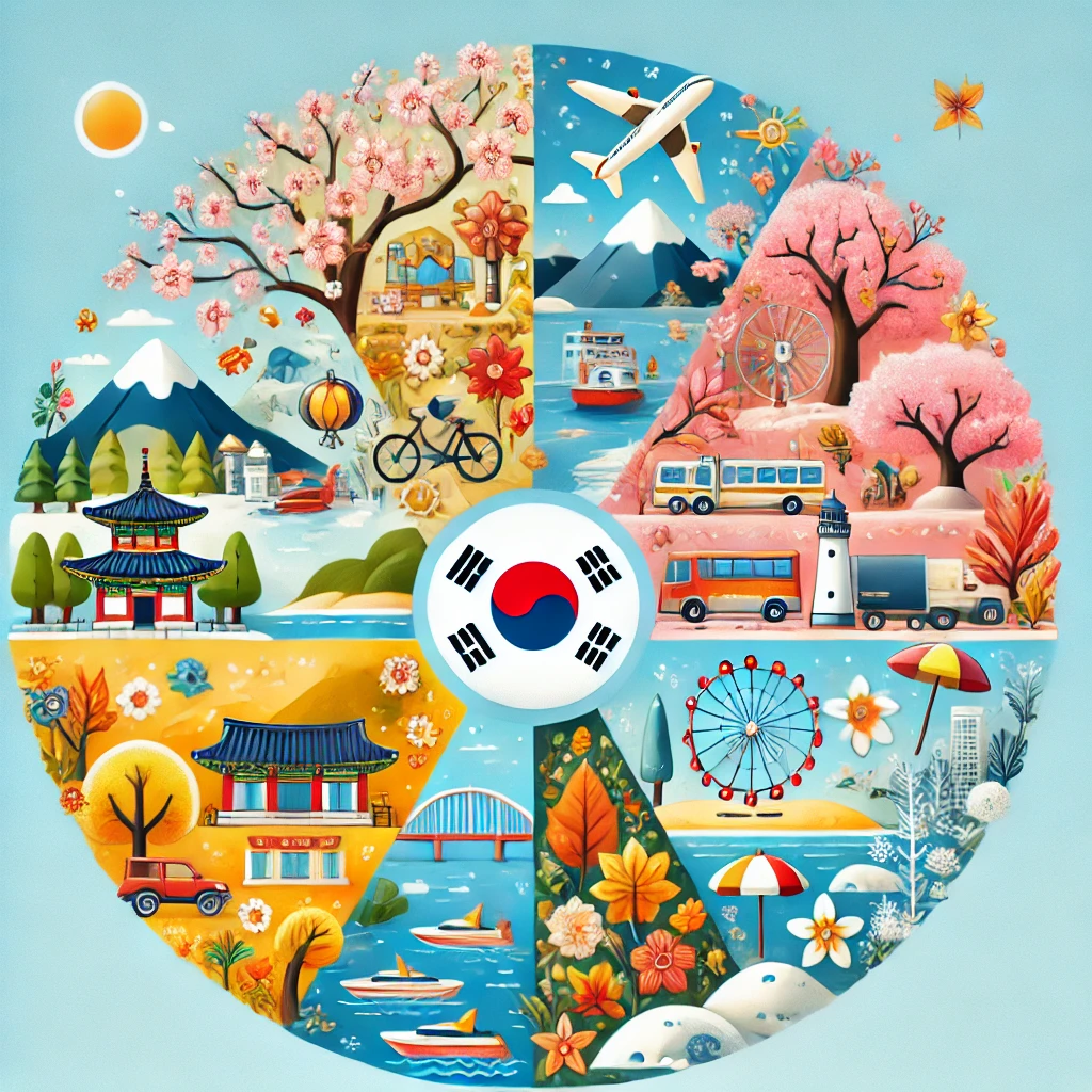 사계절 내내 즐거운 국내여행: 계절별 추천 코스 & 맛집 투어