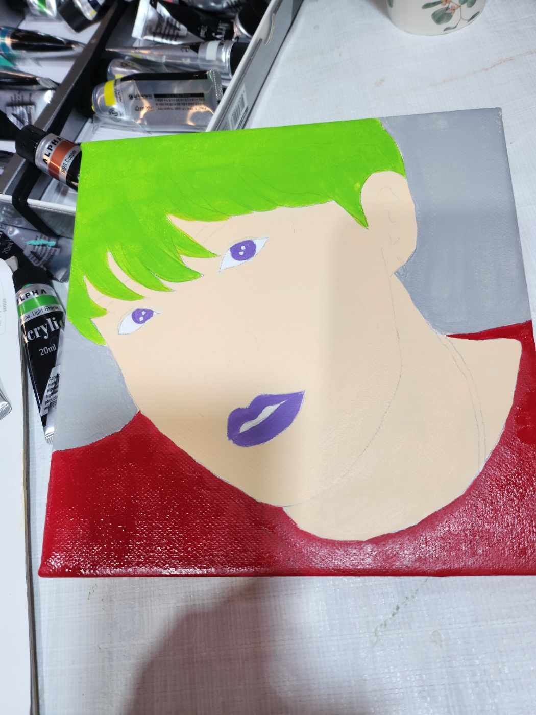 아크릴물감 제이홉