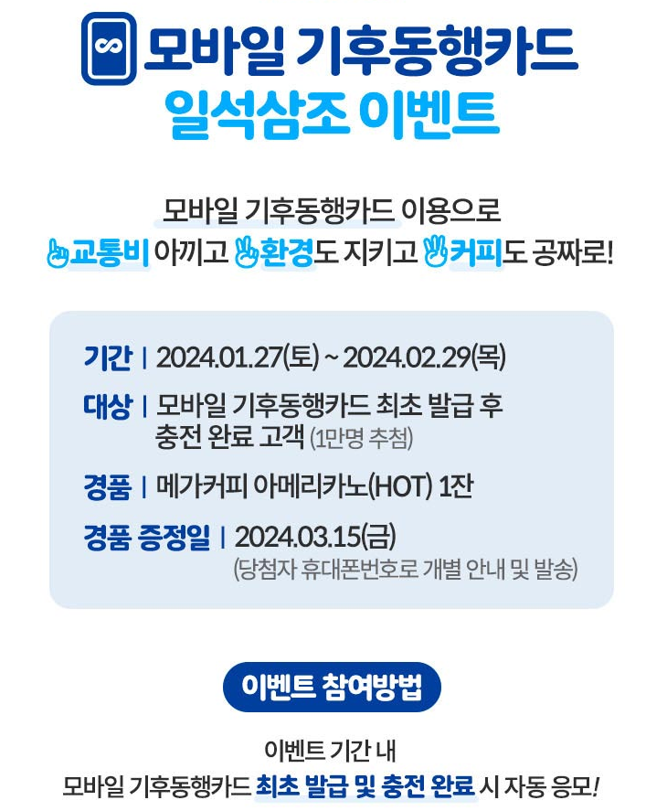 기후동행카드 청년할인