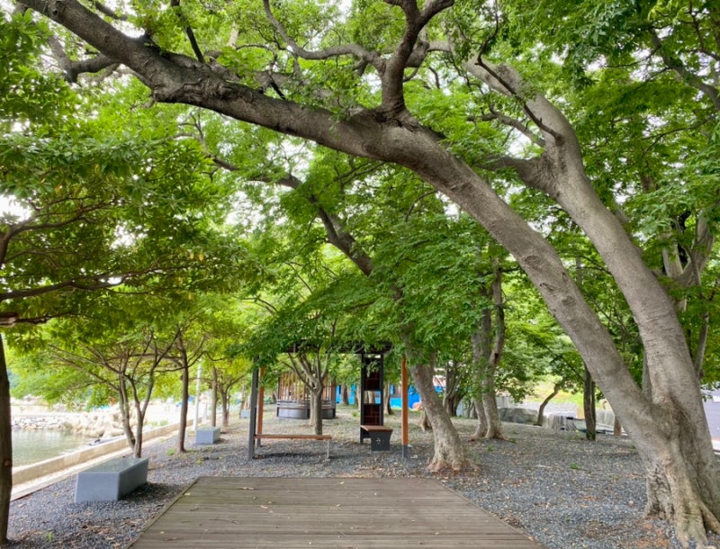 남해군 초전마을 캠핑장 소개