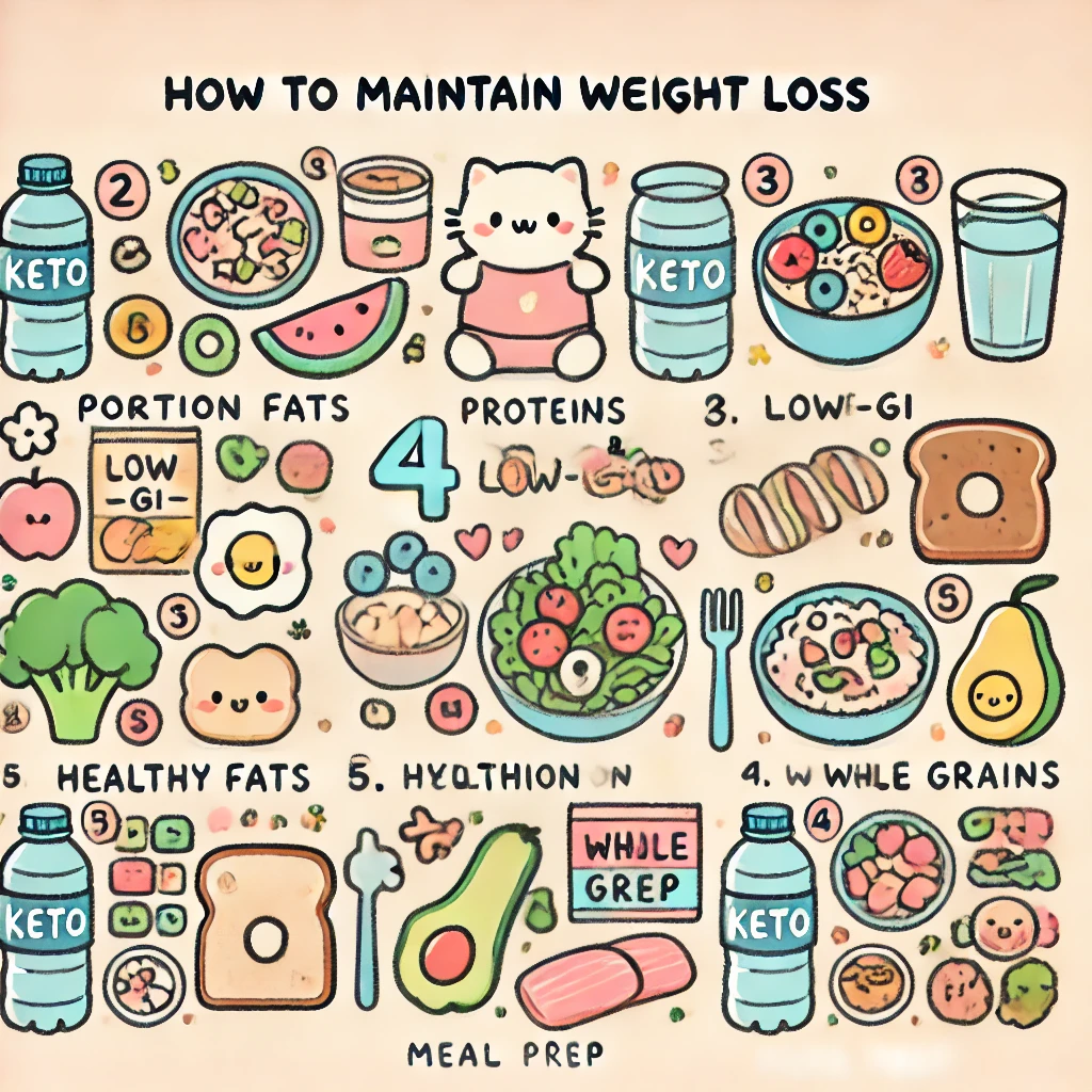 🥗 다이어트 유지 식단, 키토 & GI지수 활용법 ✅