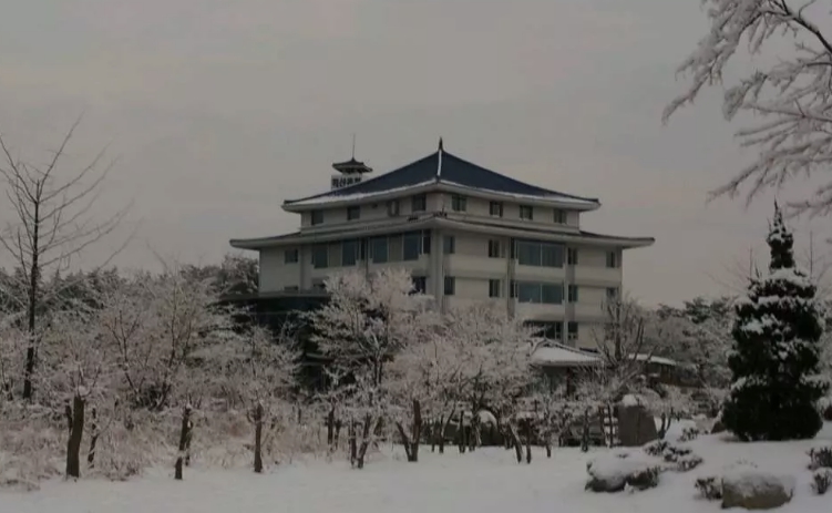 척산온천휴양촌-겨울전경