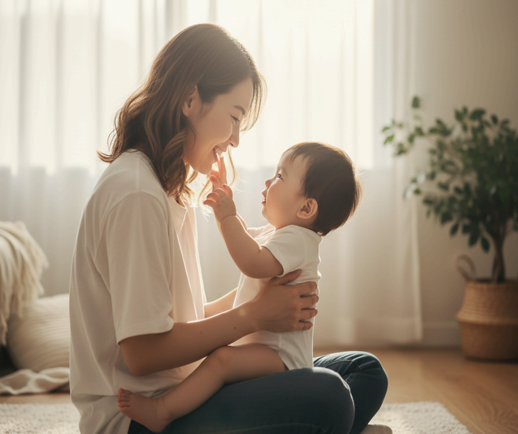 아기와 엄마가 정서적으로 깊이 교감할 수 있는 과학적 방법 (정서적 교감, 애착 형성, 부모의 민감성)