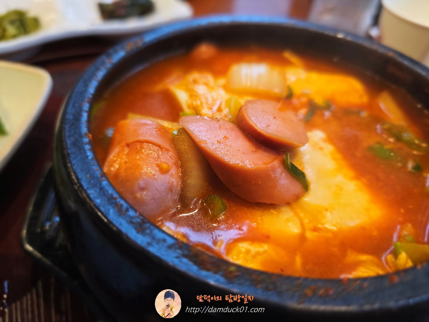 찌개정식(햄치즈순두부찌개)