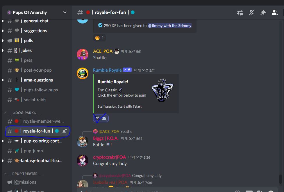 디스코드-럼블로얄