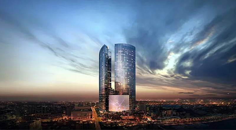 제주도-드림타워-랜드마크의-모습