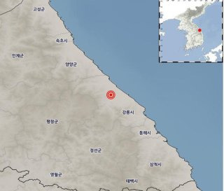 강릉 지진 발생