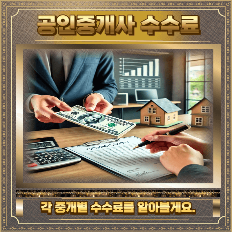 공인중개사 사무소 수수료