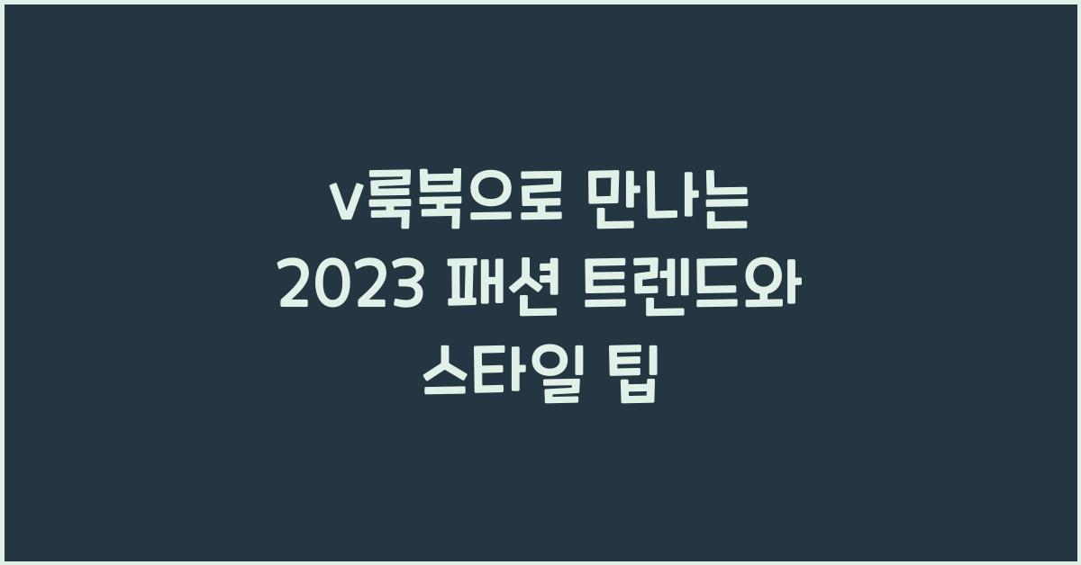 v룩북