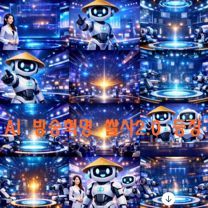 AI 방송혁명 쌀사2.0 등장