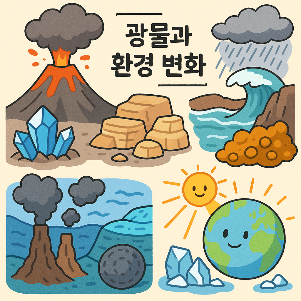 광물과 환경 변화
