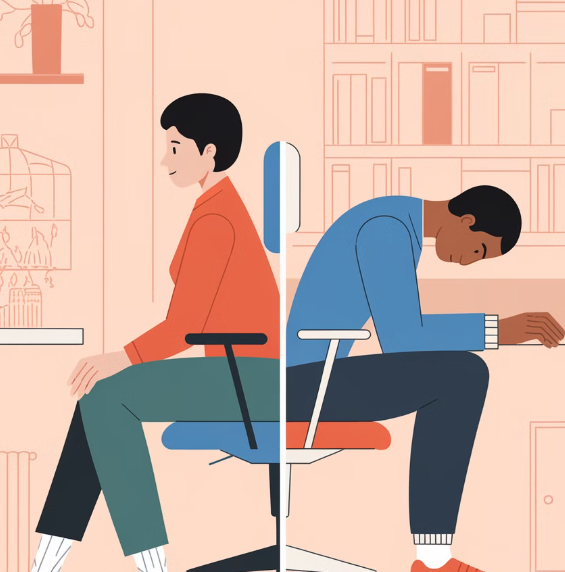 허리 디스크 예방을 위한 자세