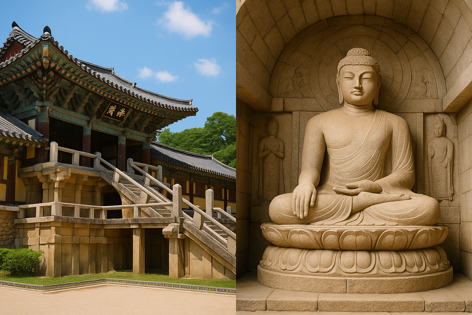 불국사와 석굴암 사진