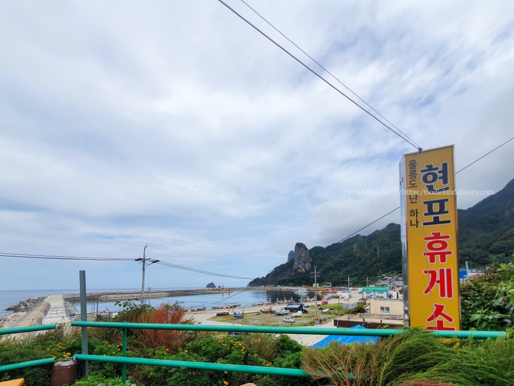 련포 휴게소 전망