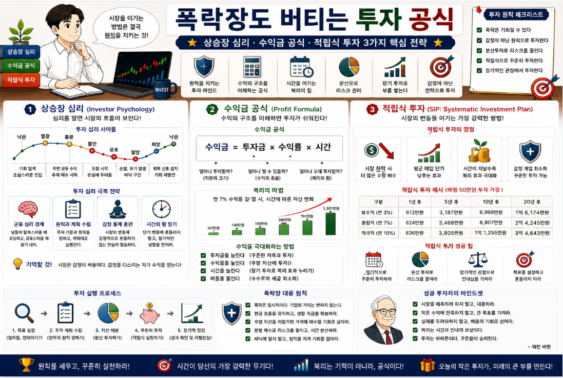 폭락장도 버티는 투자 공식