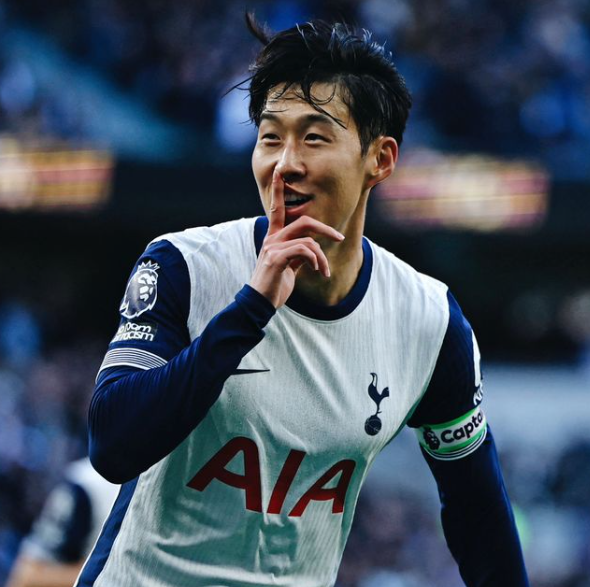 손흥민 이적 관련 손흥민 인스타그램 사진