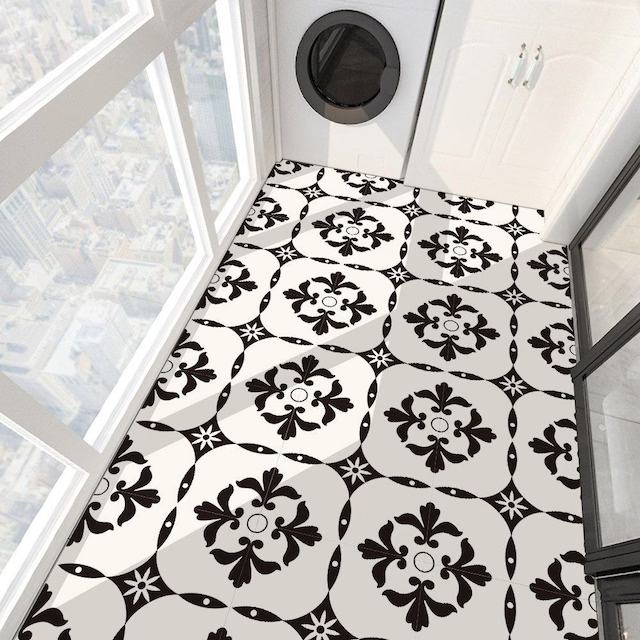 베란다 타일 시트지, 셀프로 꾸민 미니 테라스