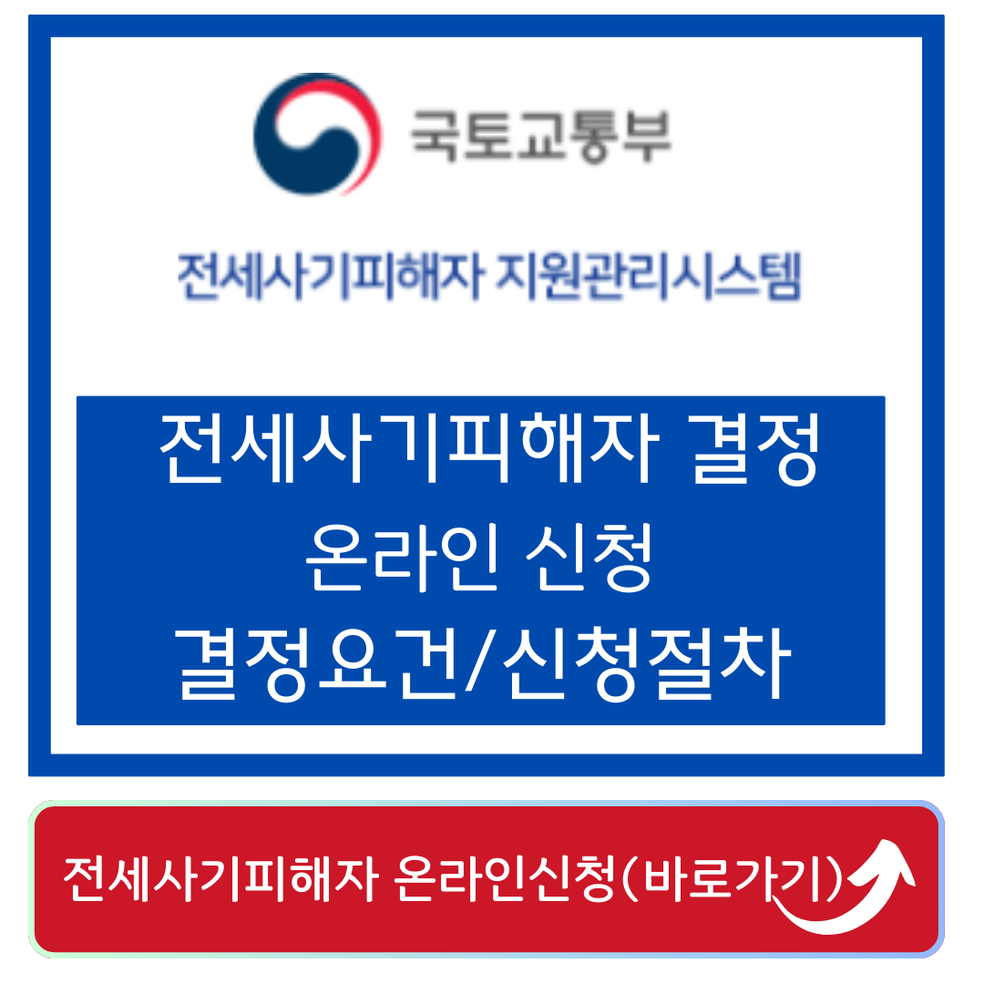 전세사기 피해자 결정 온라인 신청
