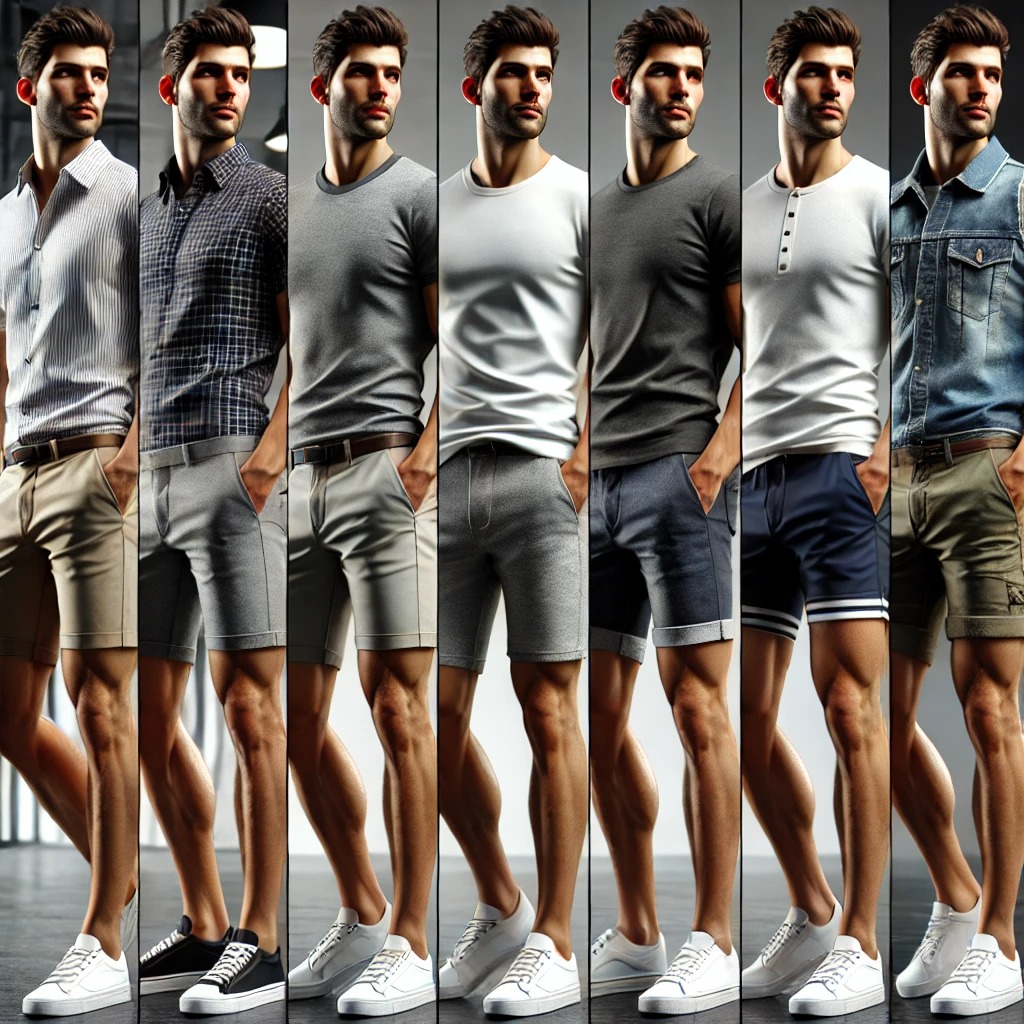 남자 반바지 스타일링