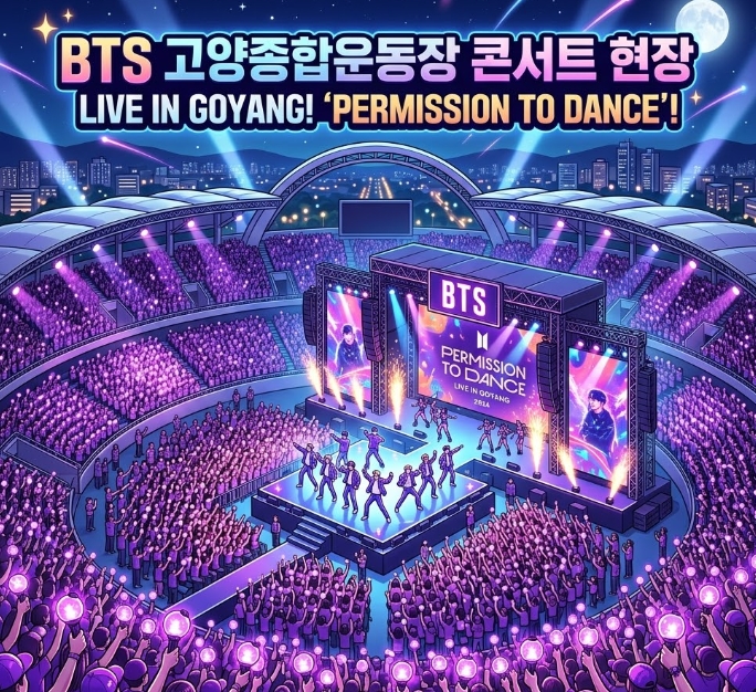 BTS 고양종합운동장 콘서트 필수 준비물 버스 막차 주차 정보