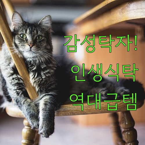 감성 인테리어 원형 간이 탁자부터 2..