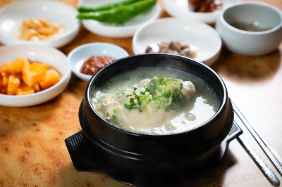 삼계탕과 반찬