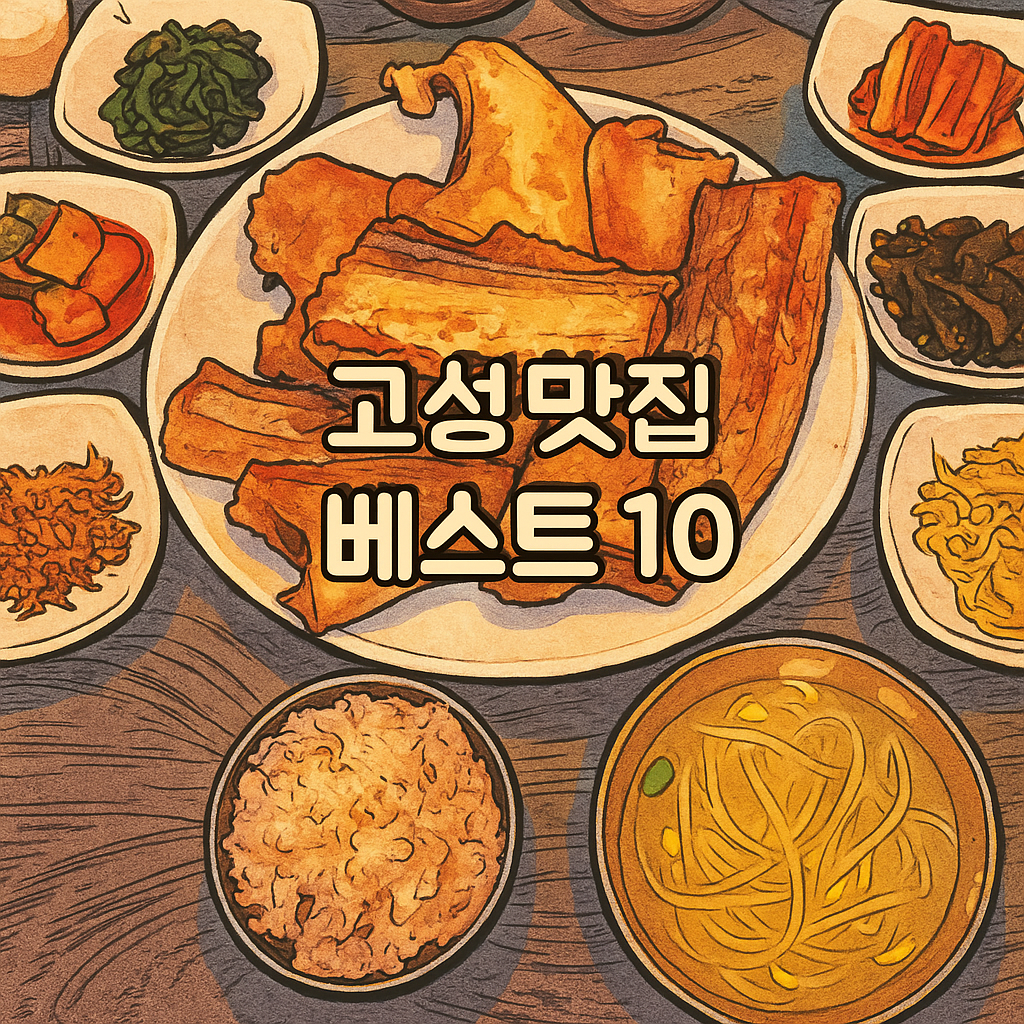고성 맛집 베스트10