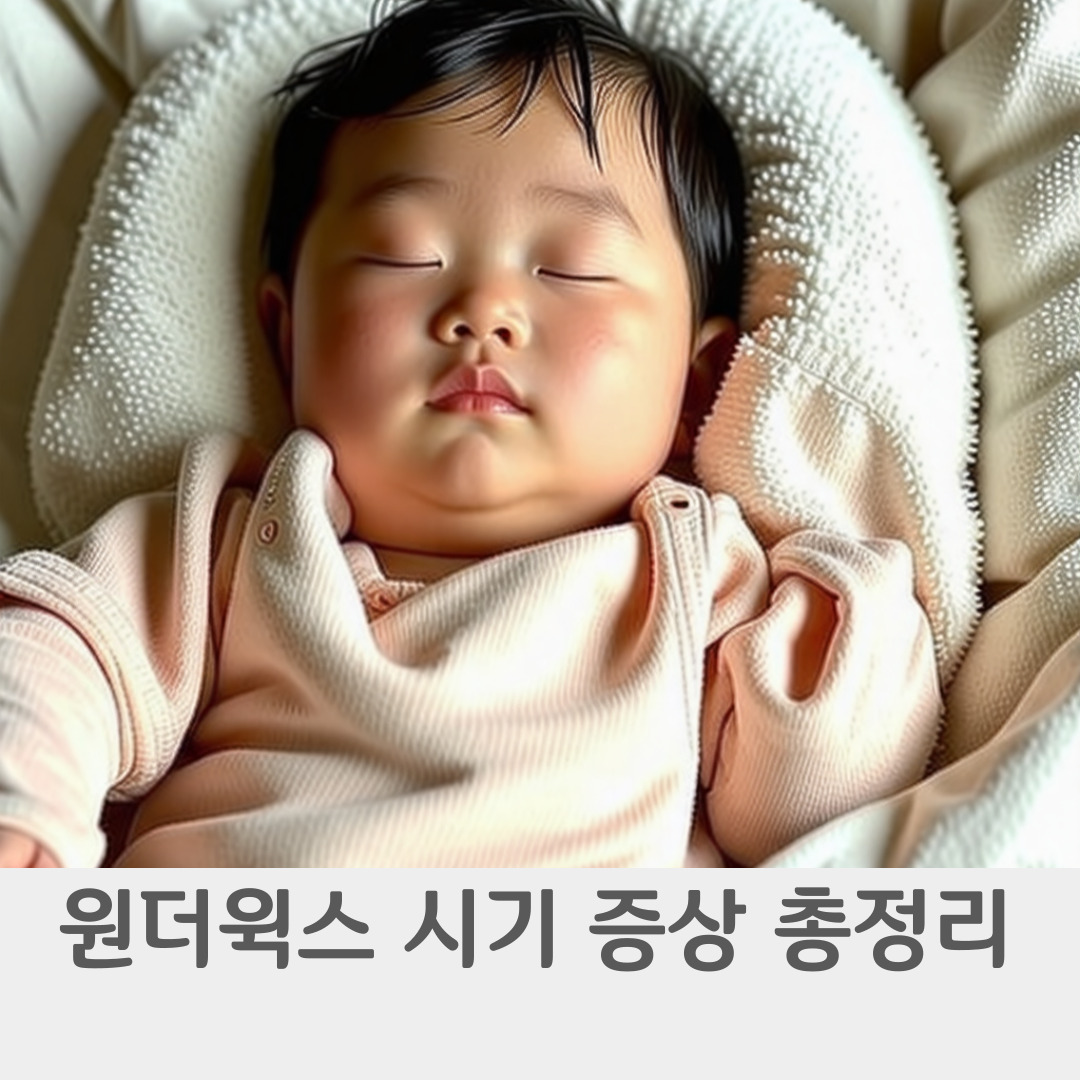 원더윅스 뜻 시기 증상 계산기 대처방법 총정리