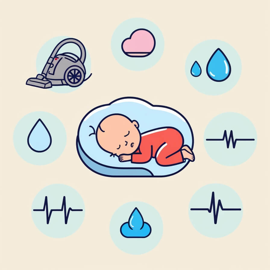 아기 백색소음, 신생아 백색소음 종류, 아기 물소리, 아기 드라이기 소리, 아기 재우는 소리, 아기 청소기 소리, 아기 백색소음기