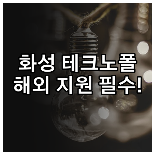 화성 into 테크노폴 2025 고등..