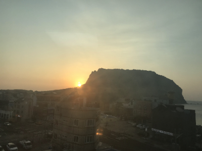 성산일출봉_숙소에서의 뷰