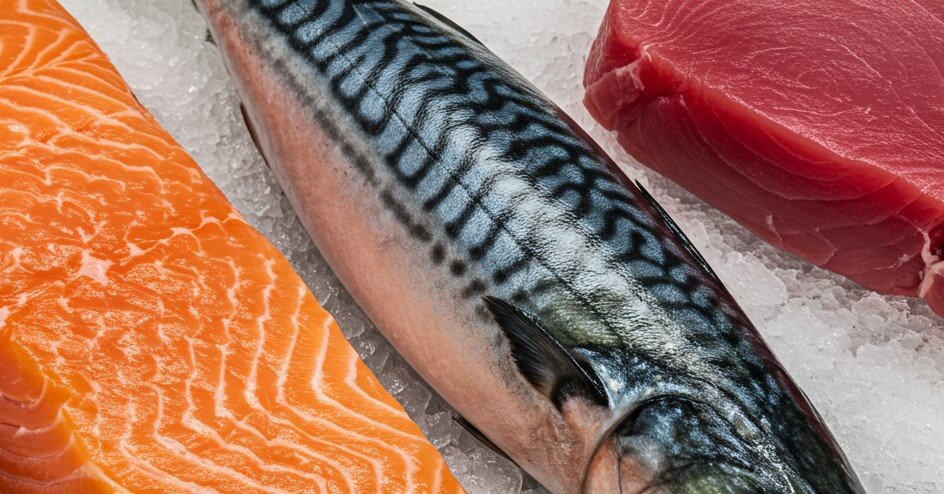 고등어, 연어, 참치