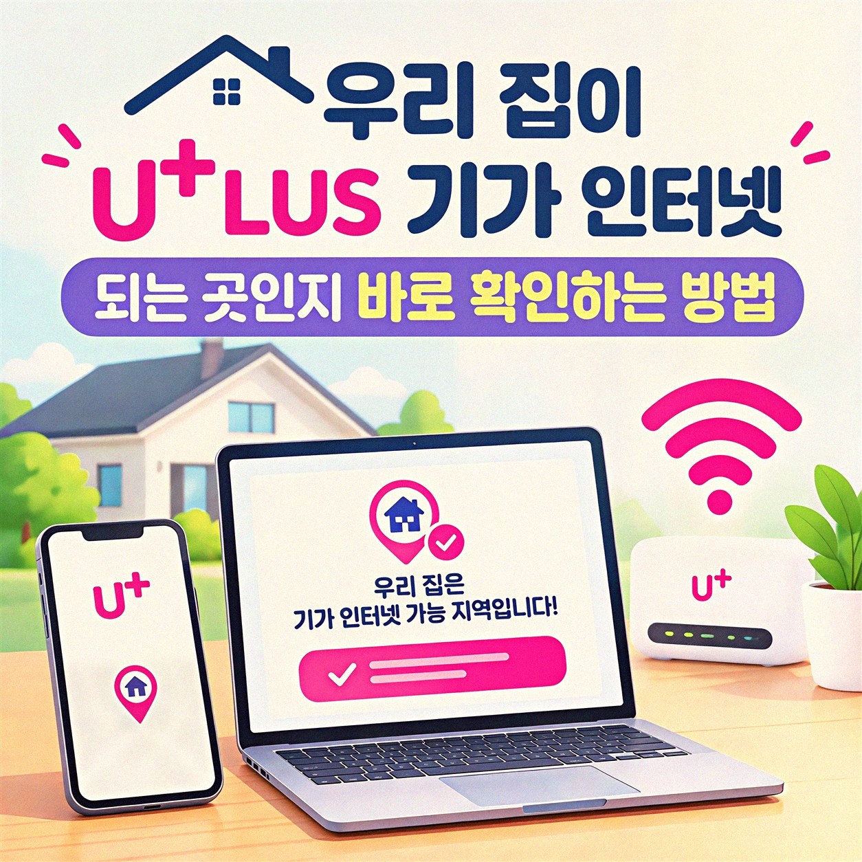 신풍역 근처 UPLUS 기가 인터넷 지역 확인, 이렇게 알아봤어요