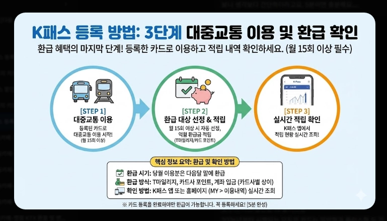 2026 K패스 등록 활성화(단계, 계산, 비교)(+FAQ)