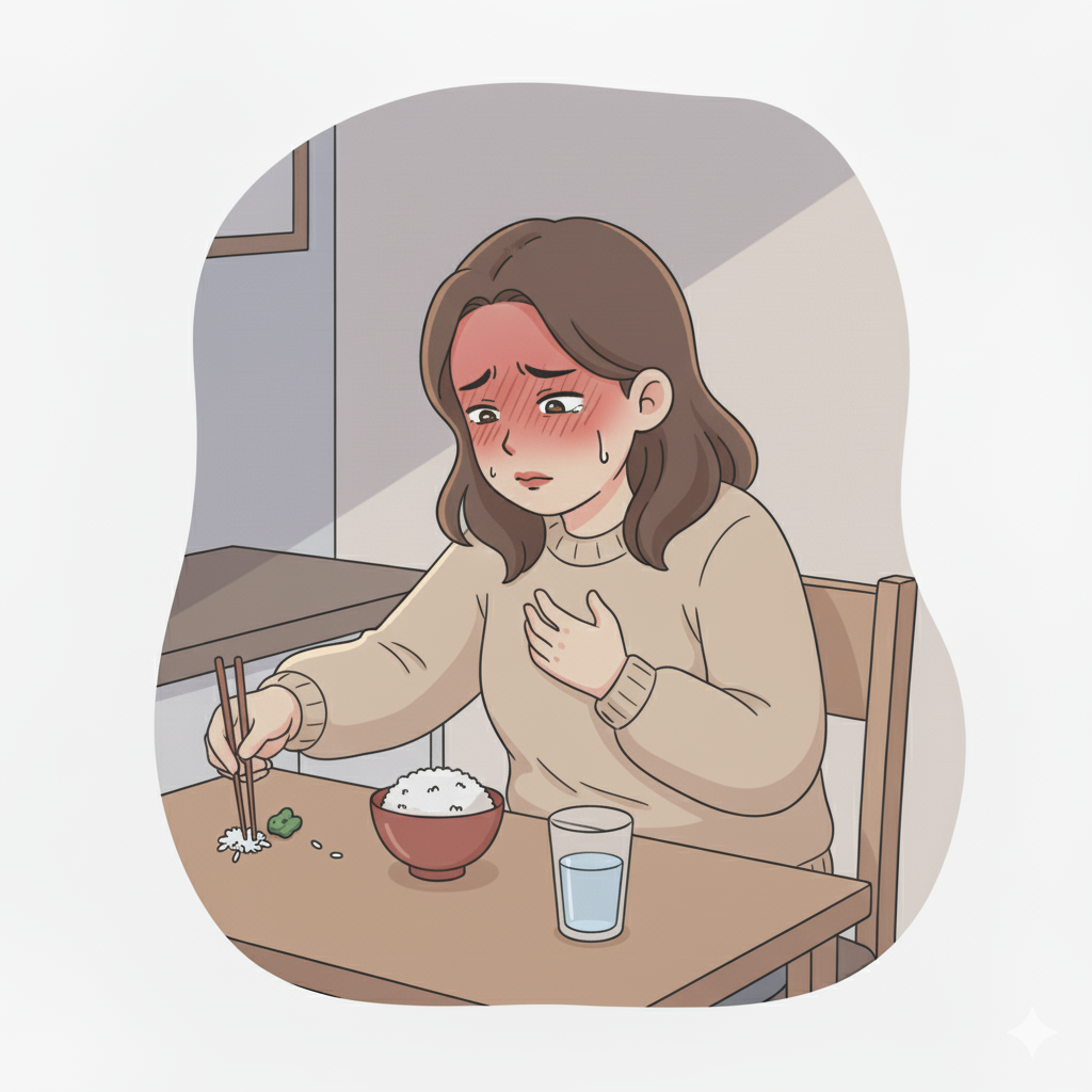 사레는 왜 들릴까? 음식물이 기도로 들어갈 때 일어나는 생명 방어 반사의 과학