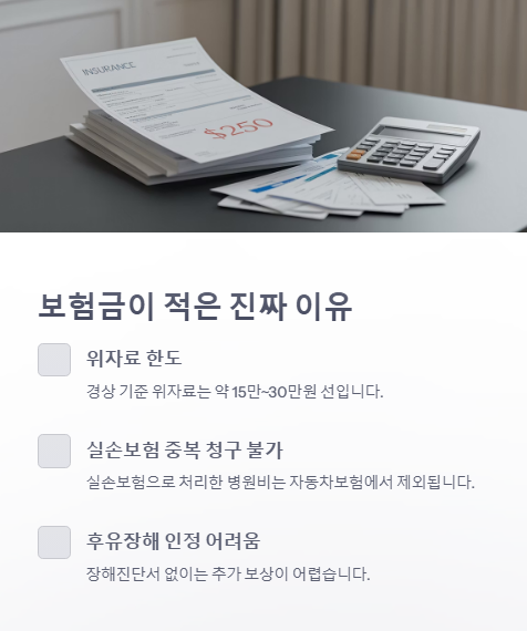 보험금이 적은 진짜 이유