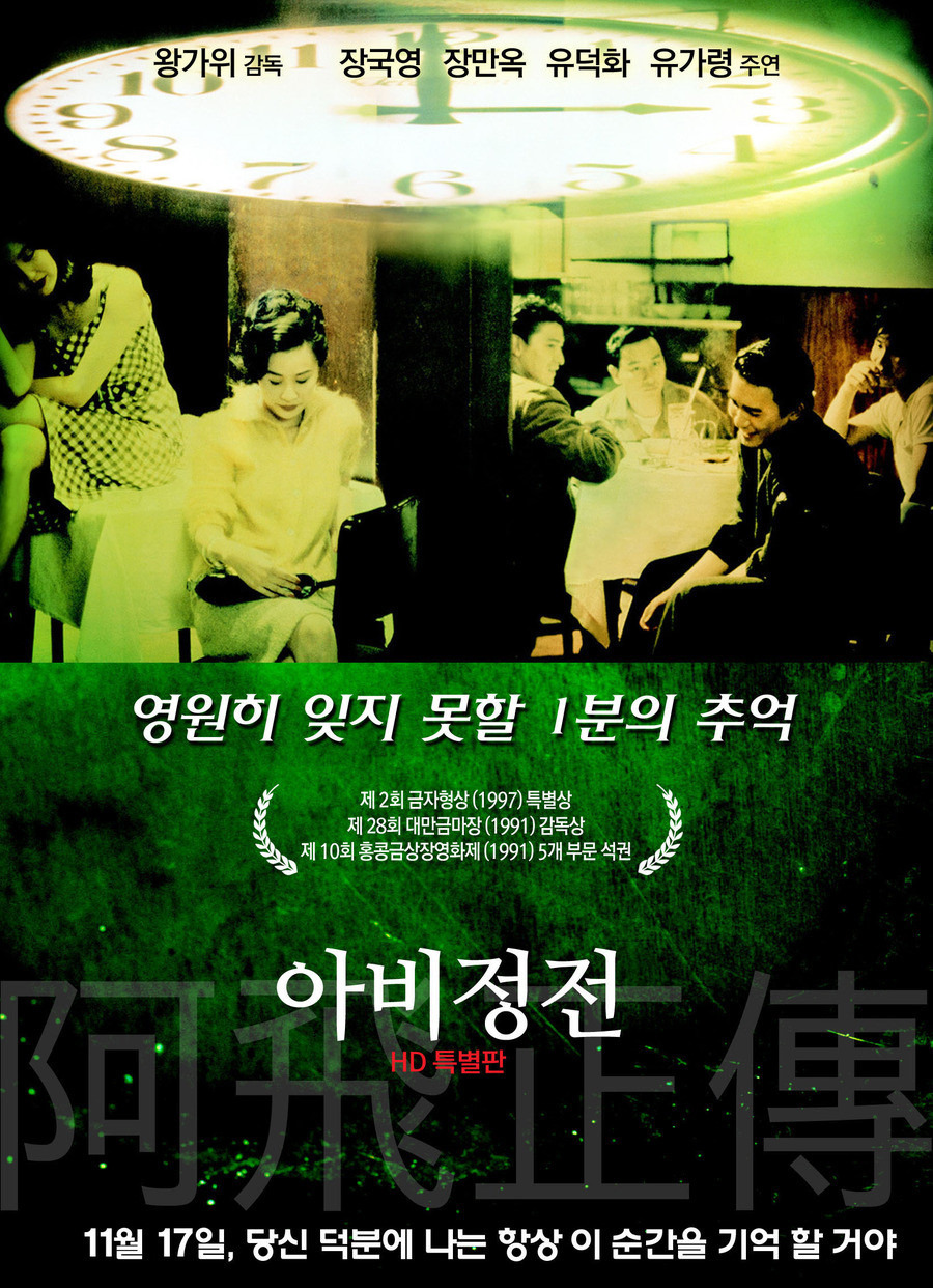 영화 아비정전 HD특별판 포스터