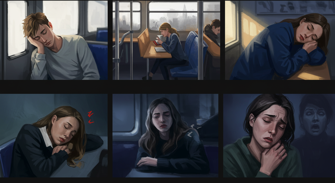 기면증 관련 이미지