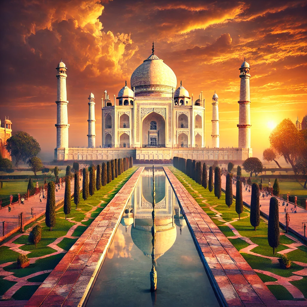 피라미드 및 타지마할