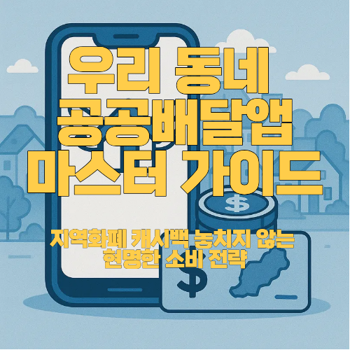 공공배달앱 지역화폐 활용법