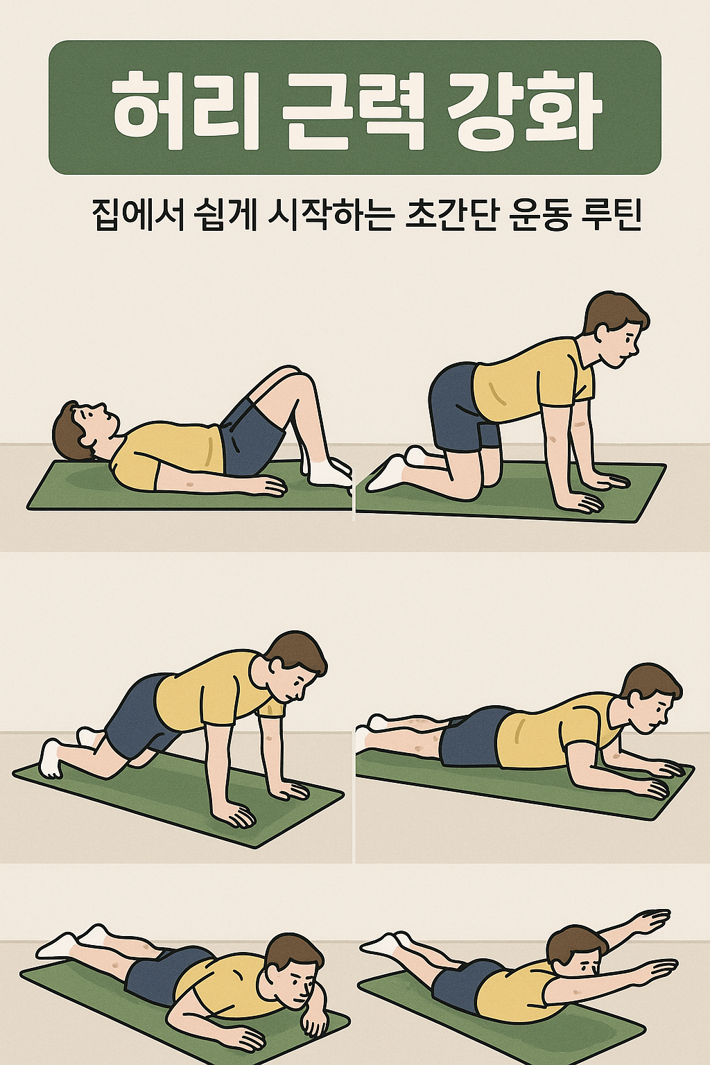 허리 근력 강화