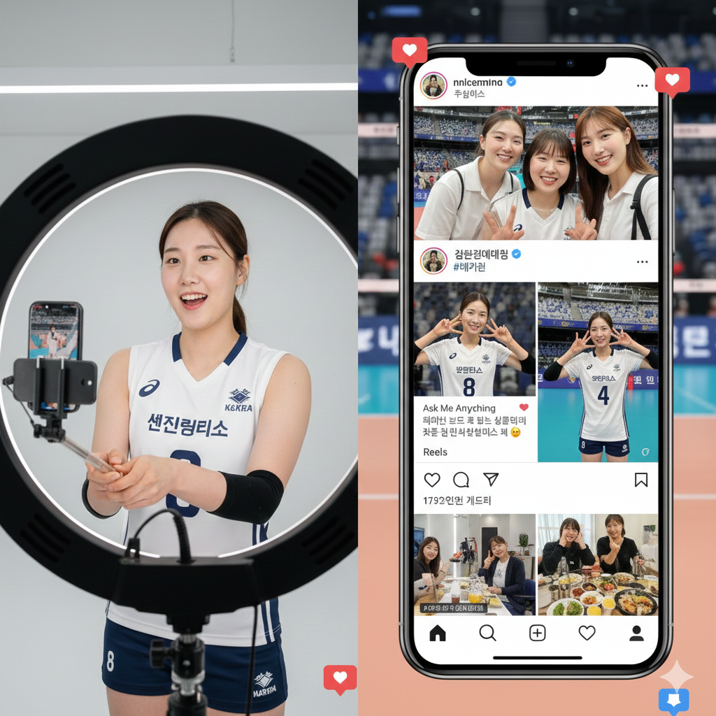 선수들의 SNS 소통: 팬들과 직접 소통하는 유튜브 및 인스타그램 트렌드