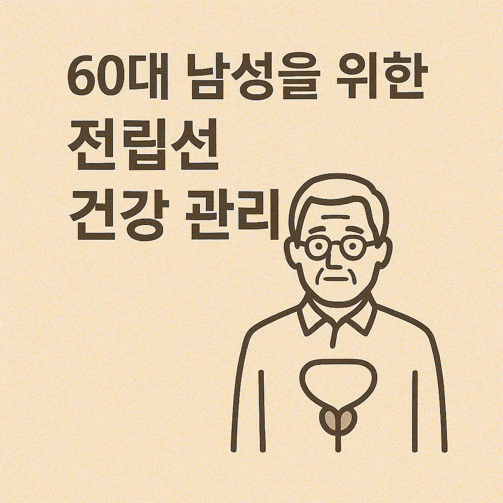 60대 남성을 위한 전립선 건강 관리법
