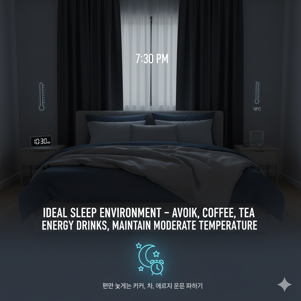 숙면을 돕는 생활 습관