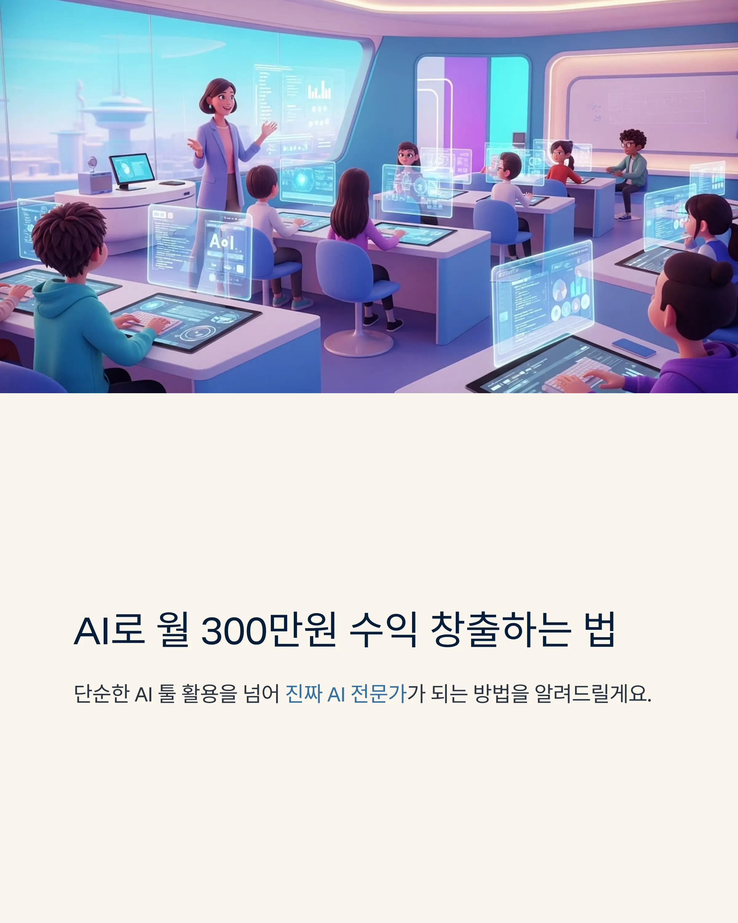 AI 강의&middot;컨설팅으로 전문가 되기