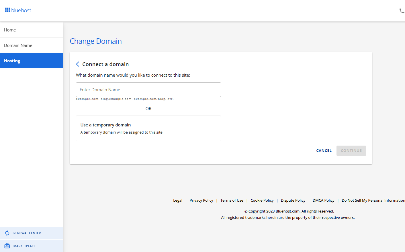 블루호스트: 워드프레스 사이트의 도메인(사이트 주소) 변경하기