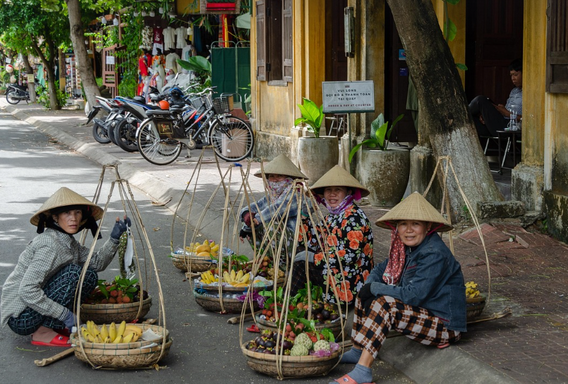 동남아 아주머니들의 수다현장사진